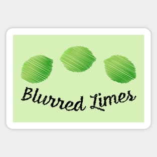 Blurred Limes Sticker